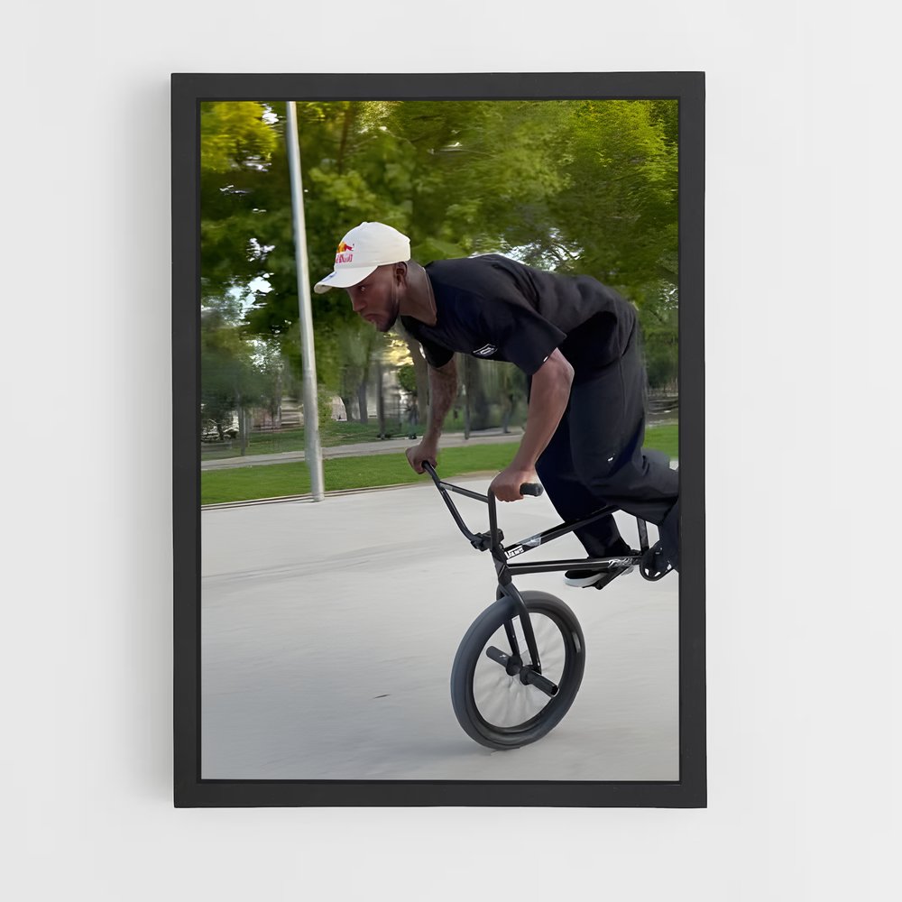 Poster Pédalons Vers l'Aventure – affiche BMX (vue 2)